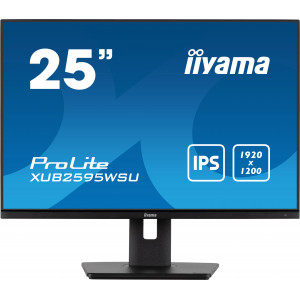 iiyama ProLite XUB2595WSU-B5 monitor de ecrã 63,5 cm (25") 1920 x 1200 pixels WUXGA LED Preto