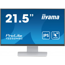 iiyama ProLite monitor de ecrã 54,6 cm (21.5") 1920 x 1080 pixels Full HD LCD Ecrã táctil Mesa Branco