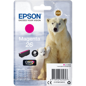 Epson Polar bear C13T26134012 tinteiro 1 unidade(s) Original Rendimento padrão Magenta