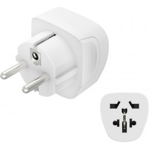 Hama 00223456 adaptador de energia Tipo E F híbrido Universal Branco