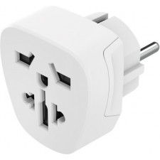 Hama 00223456 adaptador de energia Tipo E F híbrido Universal Branco