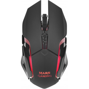 Mars Gaming MMW rato Ambidestro RF Wireless Ótico 3200 DPI