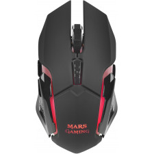 Mars Gaming MMW rato Ambidestro RF Wireless Ótico 3200 DPI