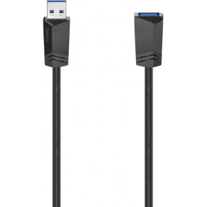 Hama 00200628 cabo USB 1,5 m USB A Preto