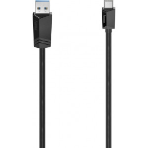 Hama 00200651 cabo USB 0,75 m USB 3.2 Gen 1 (3.1 Gen 1) USB C USB A Preto
