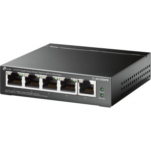 TP-Link TL-SG105MPE switch de rede L2 Gigabit Ethernet (10 100 1000) Power over Ethernet (PoE) Preto