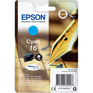 Epson Pen and crossword C13T16224012 tinteiro 1 unidade(s) Original Rendimento padrão Ciano