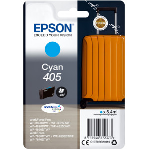 Epson Cyan 405 DURABrite Ultra Ink tinteiro 1 unidade(s) Compatível Rendimento padrão Ciano