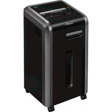 Fellowes 225Ci destruidora de papel Trituração transversal 24 cm Preto, Prateado