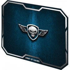Spirit of Gamer Winged Skull Tapete Gaming Preto, Azul