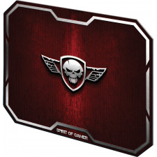 Spirit of Gamer Winged Skull Tapete Gaming Preto, Vermelho