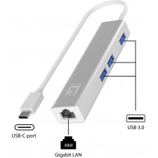 LevelOne USB-0504 cartão de rede Ethernet 1000 Mbit s