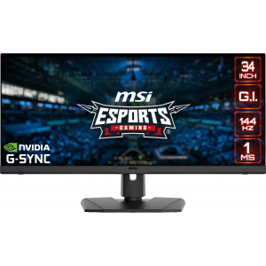 MSI Optix MPG341QR LED display 86,4 cm (34") 3440 x 1440 pixels UltraWide Quad HD LCD Preto