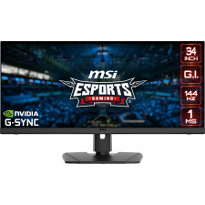 MSI Optix MPG341QR LED display 86,4 cm (34") 3440 x 1440 pixels UltraWide Quad HD LCD Preto