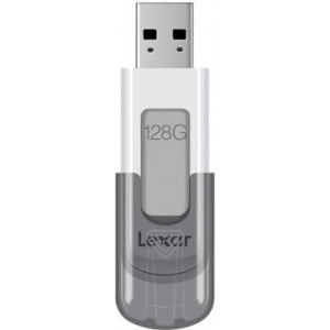 Lexar JumpDrive V100 unidade de memória USB 128 GB USB Type-A 3.2 Gen 1 (3.1 Gen 1) Cinzento, Branco