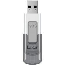 Lexar JumpDrive V100 unidade de memória USB 128 GB USB Type-A 3.2 Gen 1 (3.1 Gen 1) Cinzento, Branco