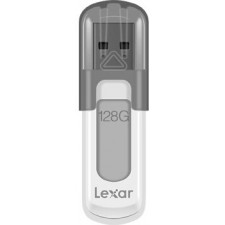 Lexar JumpDrive V100 unidade de memória USB 128 GB USB Type-A 3.2 Gen 1 (3.1 Gen 1) Cinzento, Branco