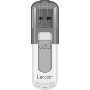 Lexar JumpDrive V100 unidade de memória USB 32 GB USB Type-A 3.2 Gen 1 (3.1 Gen 1) Cinzento, Branco