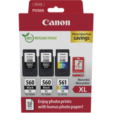 Canon 3712C012 tinteiro 3 unidade(s) Original Rendimento alto (XL) Preto, Ciano, Magenta, Amarelo