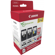 Canon 3712C012 tinteiro 3 unidade(s) Original Rendimento alto (XL) Preto, Ciano, Magenta, Amarelo