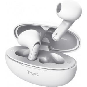 Trust Yavi Auscultadores True Wireless Stereo (TWS) Intra-auditivo Chamadas Música USB Type-C Bluetooth Branco