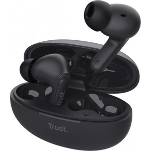 Trust Yavi Auscultadores True Wireless Stereo (TWS) Intra-auditivo Chamadas Música USB Type-C Bluetooth Preto