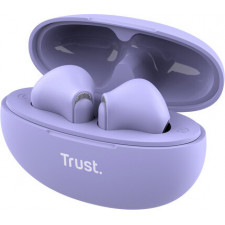 Trust Yavi Auscultadores True Wireless Stereo (TWS) Intra-auditivo Chamadas Música USB Type-C Bluetooth Roxo