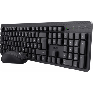 Trust TKM-360 teclado Rato incluído RF Wireless Português Preto