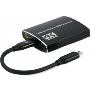 Gembird A-CM-HDMIF2-01 cabo HDMI 0,15 m HDMI Type C (Mini) Preto