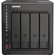 QNAP TS-453E NAS Tower Ethernet LAN Preto J6412