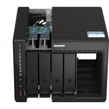 QNAP TS-453E NAS Tower Ethernet LAN Preto J6412