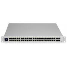 Ubiquiti UniFi USW-PRO-48 switch de rede Gerido L2 L3 Gigabit Ethernet (10 100 1000) 1U Prateado