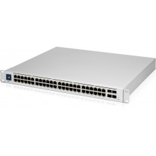 Ubiquiti UniFi USW-PRO-48 switch de rede Gerido L2 L3 Gigabit Ethernet (10 100 1000) 1U Prateado