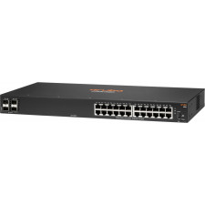 Aruba 6100 24G 4SFP+ Gerido L3 Gigabit Ethernet (10 100 1000) 1U Preto
