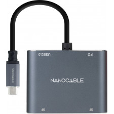 Nanocable 10.16.4305 adaptador gráfico USB Cinzento