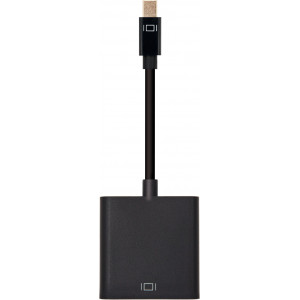 Nanocable 10.16.0402 adaptador de cabo de vídeo 0,15 m Mini DisplayPort DVI Preto