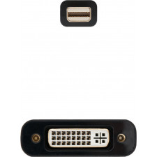 Nanocable 10.16.0402 adaptador de cabo de vídeo 0,15 m Mini DisplayPort DVI Preto