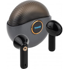 TooQ Snail Auscultadores Sem fios Intra-auditivo Chamadas Música Bluetooth Preto, Cinzento