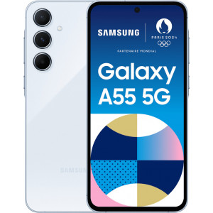 Samsung Galaxy A55 5G 16,8 cm (6.6") Dual SIM híbrido Android 14 USB Type-C 8 GB 128 GB 5000 mAh Azul