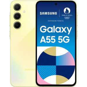 Samsung Galaxy A55 5G 16,8 cm (6.6") Dual SIM híbrido Android 14 USB Type-C 8 GB 128 GB 5000 mAh Amarelo