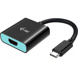 i-tec C31HDMI60HZP adaptador de cabo de vídeo 0,15 m USB Type-C HDMI Preto, Turquesa