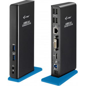 i-tec U3HDMIDVIDOCK base & duplicador de portas Acoplamento Preto