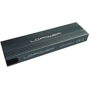 LC-Power LC-M2-C-MULTI-3 Caixa para Discos Rígidos Compartimento SSD Antracite M.2