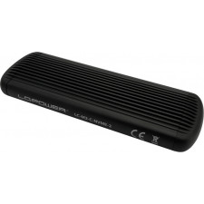 LC-Power LC-M2-C-NVME-2 Caixa para Discos Rígidos Compartimento SSD Preto M.2