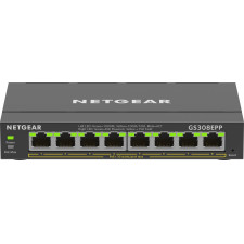 NETGEAR 8-Port Gigabit Ethernet High-Power PoE+ Plus Switch (GS308EPP) Gerido L2 L3 Gigabit Ethernet (10 100 1000) Power over