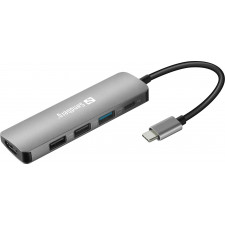 Sandberg USB-C Dock HDMI+3xUSB+PD 100W