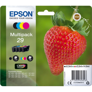 Epson Strawberry C13T29864012 tinteiro 1 unidade(s) Original Rendimento padrão Preto, Ciano, Magenta, Amarelo