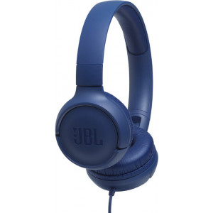 JBL Tune 500 Auscultadores Com fios Fita de cabeça Música Azul
