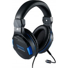 Bigben Interactive PS4OFHEADSETV3 auscultador Auscultadores Com fios Fita de cabeça Jogos Preto, Azul