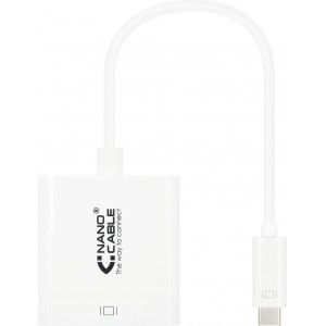 Nanocable 10.16.4103 adaptador gráfico USB 1920 x 1080 pixels Branco